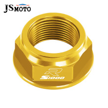 (S1000R Gold) For BMW S1000R S1000RR CNC Swing Arm Pivot Shaft Nut Screw Bolt Protection