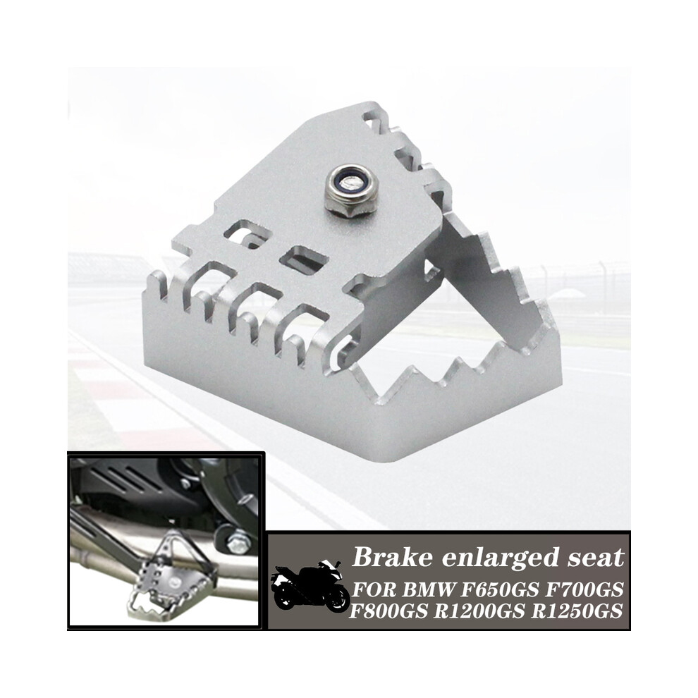 (Silver) For Bmw F650gs F700gs F800gs R1200gs Lc R1250gs Motorcycle Foot Brake Silver 882619892661
