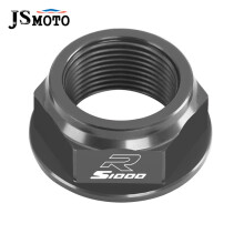 (S1000R Titanium) For BMW S1000R S1000RR CNC Swing Arm Pivot Shaft Nut Screw Bolt Protection