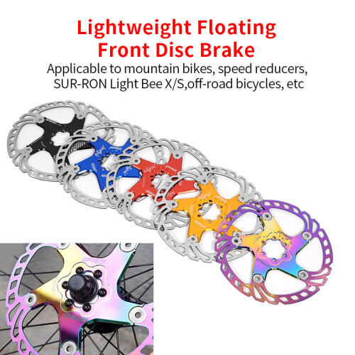 (Black) For SurRon Light Bee X S Lightweight Floating Front Disc Brake sur ron 1