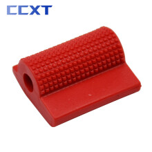 (Red) Motorcycle Universal Parts Shift Gear Lever Pedal Rubber Cover Toe Gel