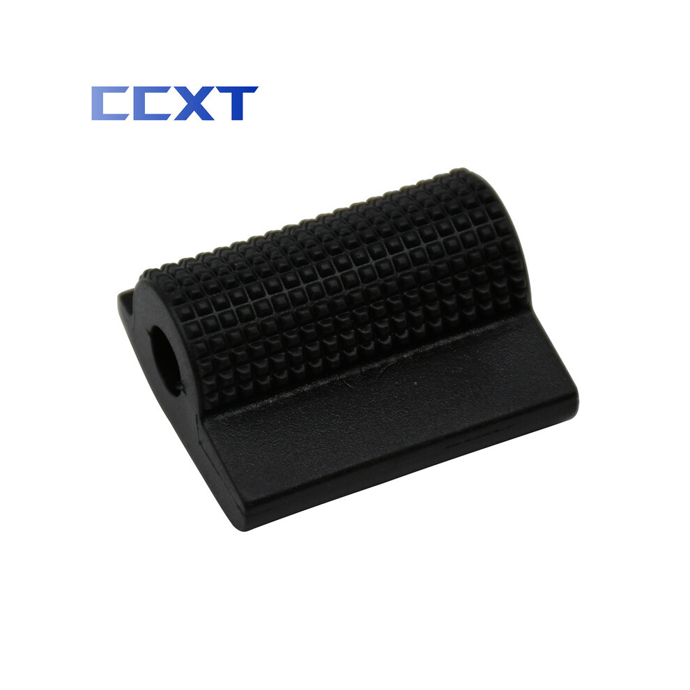(Black) Motorcycle Universal Parts Shift Gear Lever Pedal Rubber Cover Toe Gel Black 882619892333