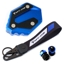 (a set of Blue) For Yamaha MT09 SP MT 09 MT-09 2021 2022 2023 Motorcycle Kickstand Side
