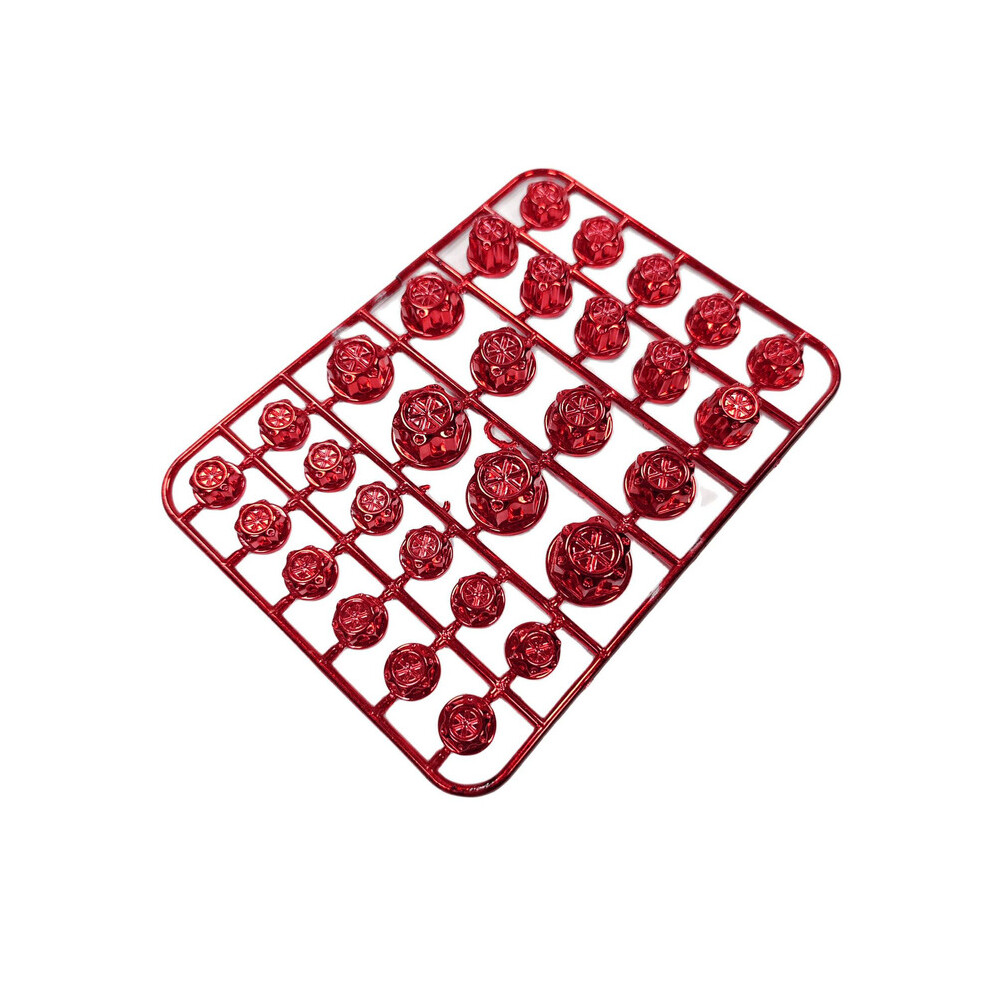 (Red) 30Pcs/Set Motorcycle Body Screw Cap Nut Bolt Decorative Cover For Honda 882619896812