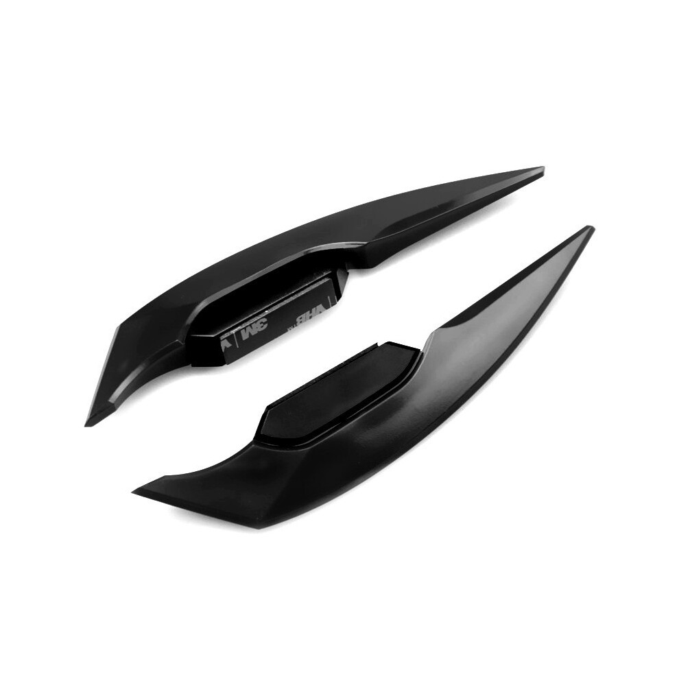(Black) Motorcycle Winglets Fairing Side Spoiler Wind Wing Stickers For Pcx125 Black 882619896263