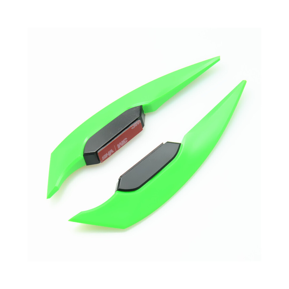 (Green) Motorcycle Winglets Fairing Side Spoiler Wind Wing Stickers For Pcx125 Green 882619896218