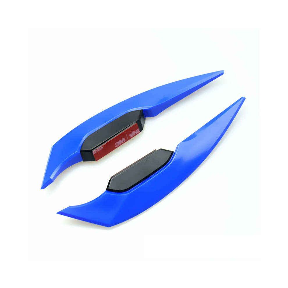 (Blue) Motorcycle Winglets Fairing Side Spoiler Wind Wing Stickers For Pcx125 Blue 882619896232