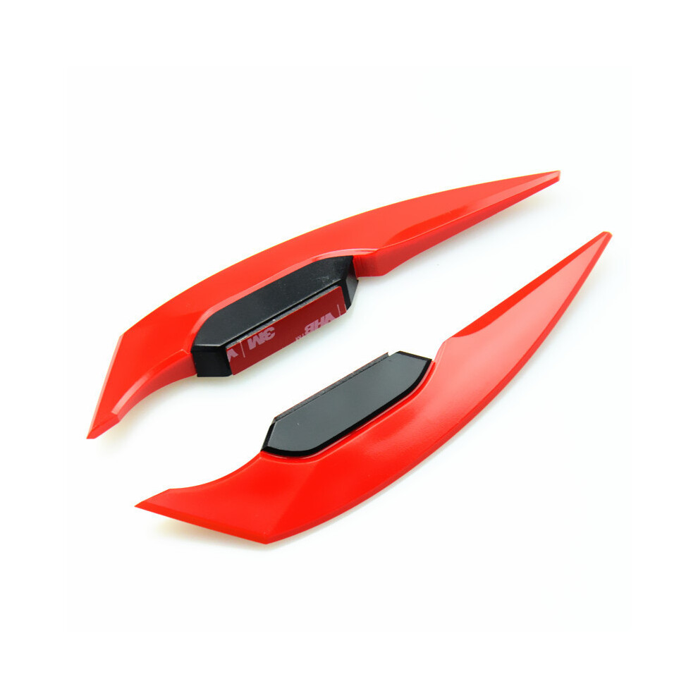 (Red) Motorcycle Winglets Fairing Side Spoiler Wind Wing Stickers For Pcx125 Red 882619896256