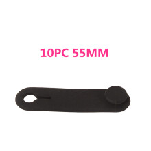 (10PCS 55MM) Universal Fixing Tension Strap Tie Up Silicone Bandage Motorcycle Accessories