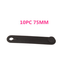 (10PCS 75MM) Universal Fixing Tension Strap Tie Up Silicone Bandage Motorcycle Accessories