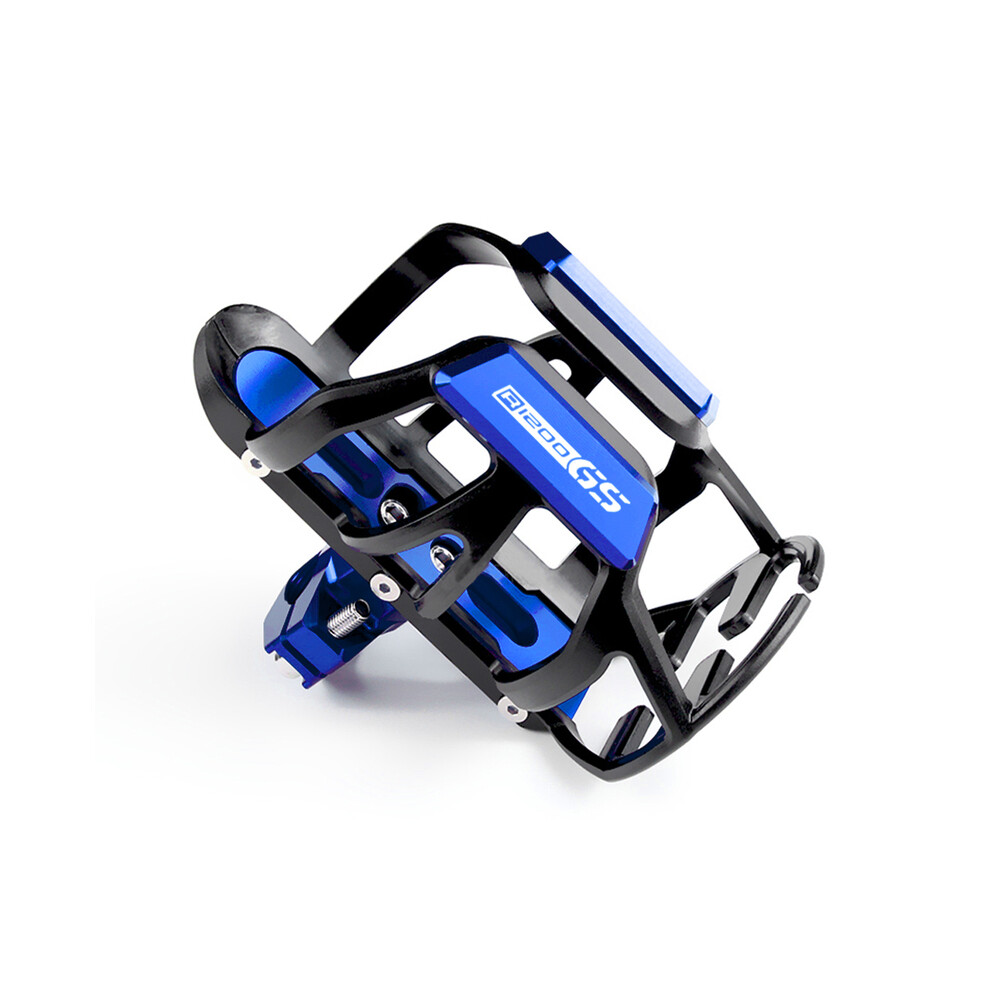 (R1200gs ) For Bmw R1250gs R1200gs Motorbike Beverage Water Bottle Cage Drink Cup Blue 882619897574