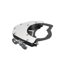 (TOP KIT SILVER) Universal Cruise Control Motorcycle Throttle Lock Assist Handlebar For