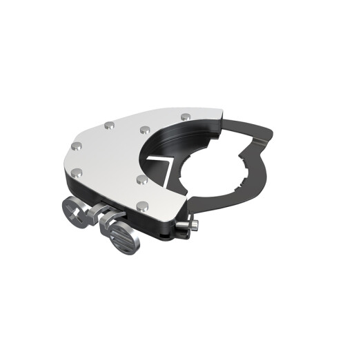 (TOP KIT SILVER) Universal Cruise Control Motorcycle Throttle Lock Assist Handlebar For