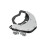 (BOTTOM KIT SILVER) Universal Cruise Control Motorcycle Throttle Lock Assist Handlebar For 1