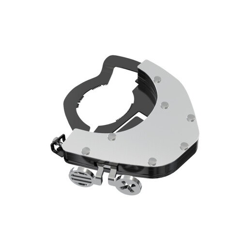 (BOTTOM KIT SILVER) Universal Cruise Control Motorcycle Throttle Lock Assist Handlebar For