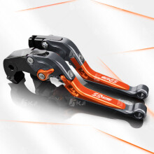 (Grey-Orange) For BMW F750GS F 750 GS 2018-Present Clutch Lever Brake Lever Set Adjustable
