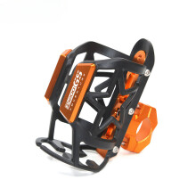 (Orange-R1200GS ADV) Motorcycle Water Cup Holder for BMW R1200GS R1250GS LC Adventure ADV Aluminum