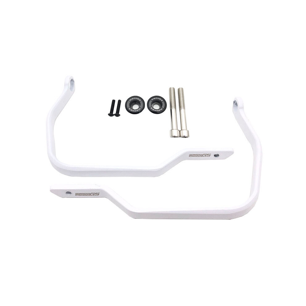 ( R1200gs Logo) Fits For Bmw R1200gs R1250gs Handguard Hand Crash Protector R1200 Gs R White 882619904135