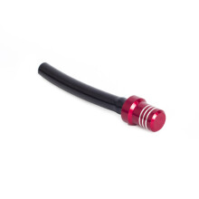 (Red) Universal Gas Fuel Tank Cap Valve Vent Breather Hose For GasGas EC EX