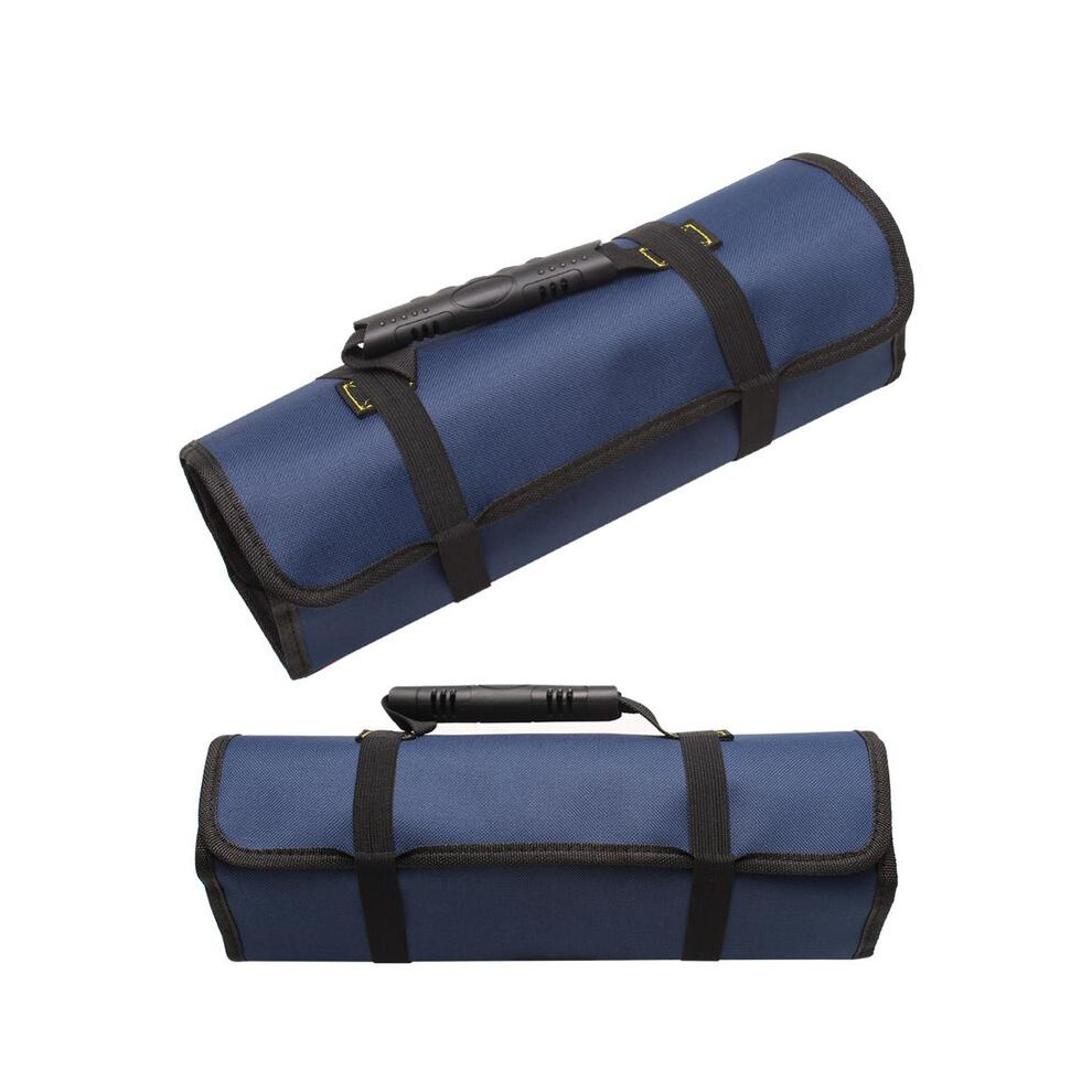 (Blue) New Universal Motorcycle Tools Bag Multifunction Oxford Pocket Toolkit 882619907464