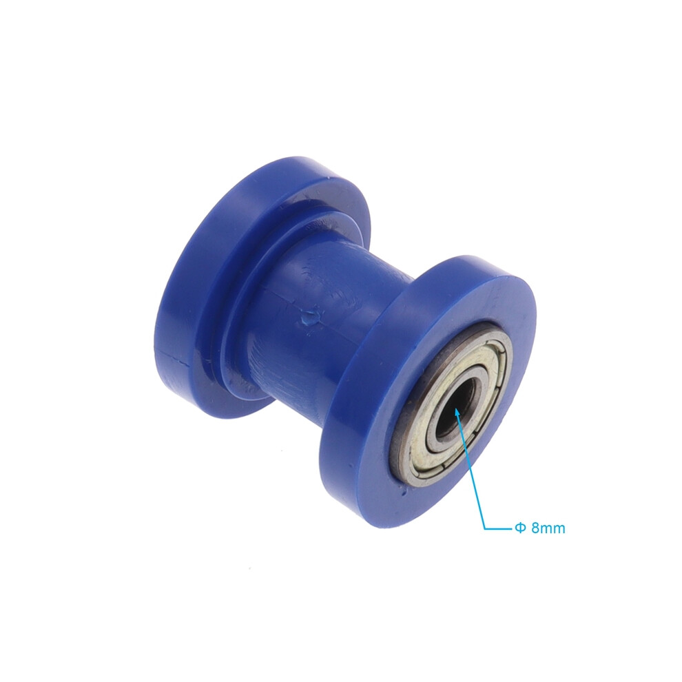 ( 8Mm) New 10Mm/8Mm Concave Chain Roller Pulley Tensioner Wheel Guide For Motorized Blue 9123213435306