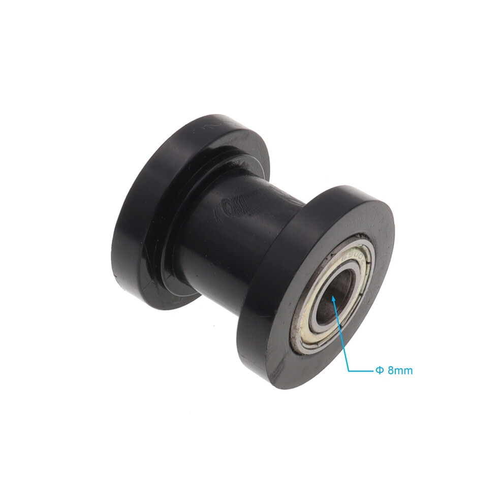 ( 8Mm) New 10Mm/8Mm Concave Chain Roller Pulley Tensioner Wheel Guide For Motorized Black 9123213435344