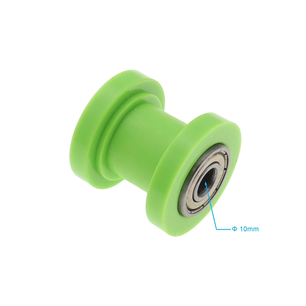 ( 10Mm) New 10Mm/8Mm Concave Chain Roller Pulley Tensioner Wheel Guide For Motorized Green 9123213435368