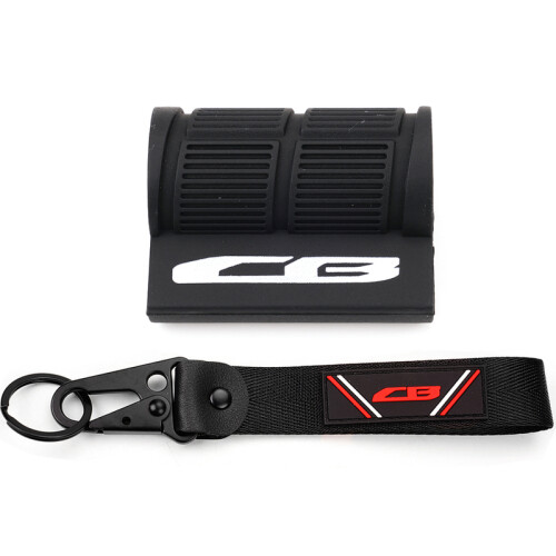 (1Set-CB) Motorcycle Gear Shift Cover Protector Shift Gear Lever Pedal and Keyring