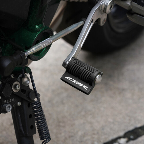 (1Set-CB) Motorcycle Gear Shift Cover Protector Shift Gear Lever Pedal and Keyring 2