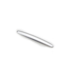 (Short Silver) CNC Aluminum Motorcycle Tank Scuff Trim Strip Side Guard Decoration for