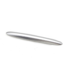 (Long Silver) CNC Aluminum Motorcycle Tank Scuff Trim Strip Side Guard Decoration for