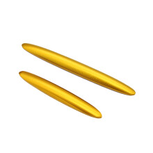 (A Set Gold) CNC Aluminum Motorcycle Tank Scuff Trim Strip Side Guard Decoration for