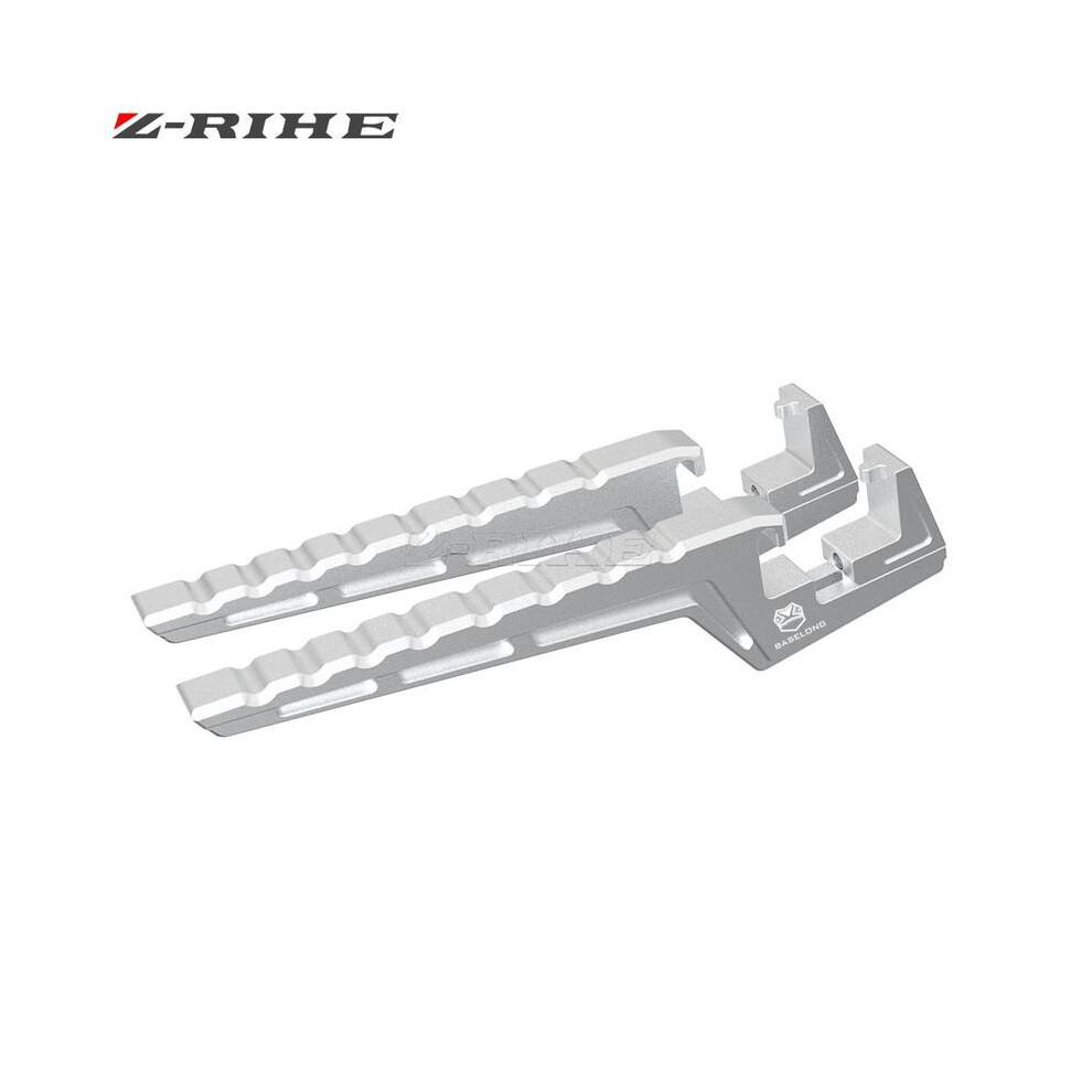 (Silver) For Surron Passenger Foot Peg Extensions Extended Footpegs Motocross Bike Silver 9123213484878
