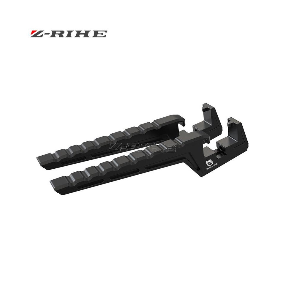 (Black) For Surron Passenger Foot Peg Extensions Extended Footpegs Motocross Bike Black 9123213484885