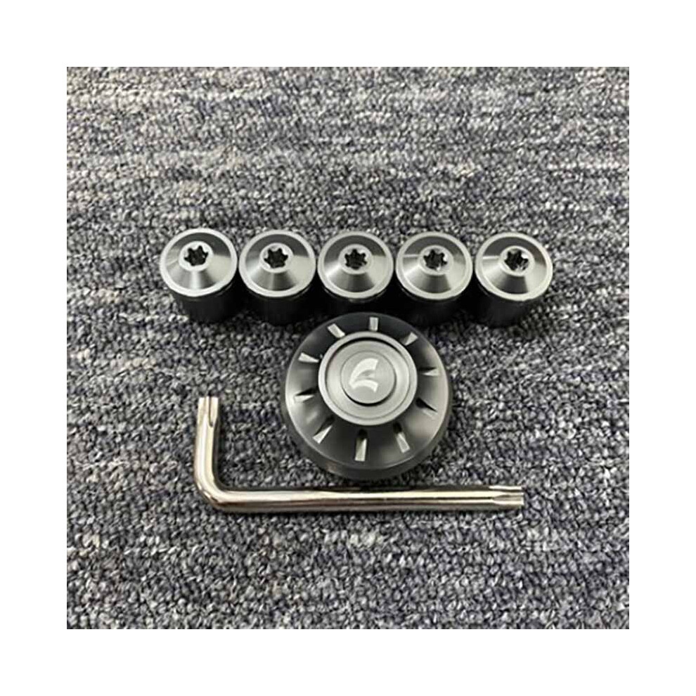 (grey) Motorcycle Front Aluminum Hubcap Screw Decorative Cap Scooter Conversion-image-OPC-PFCD26H-NEW