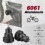 (Black) For Surron Light Bee S X LBX Frame Sliders Crash Protector Falling Protection 4