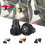 (Black) For Surron Light Bee S X LBX Frame Sliders Crash Protector Falling Protection 2