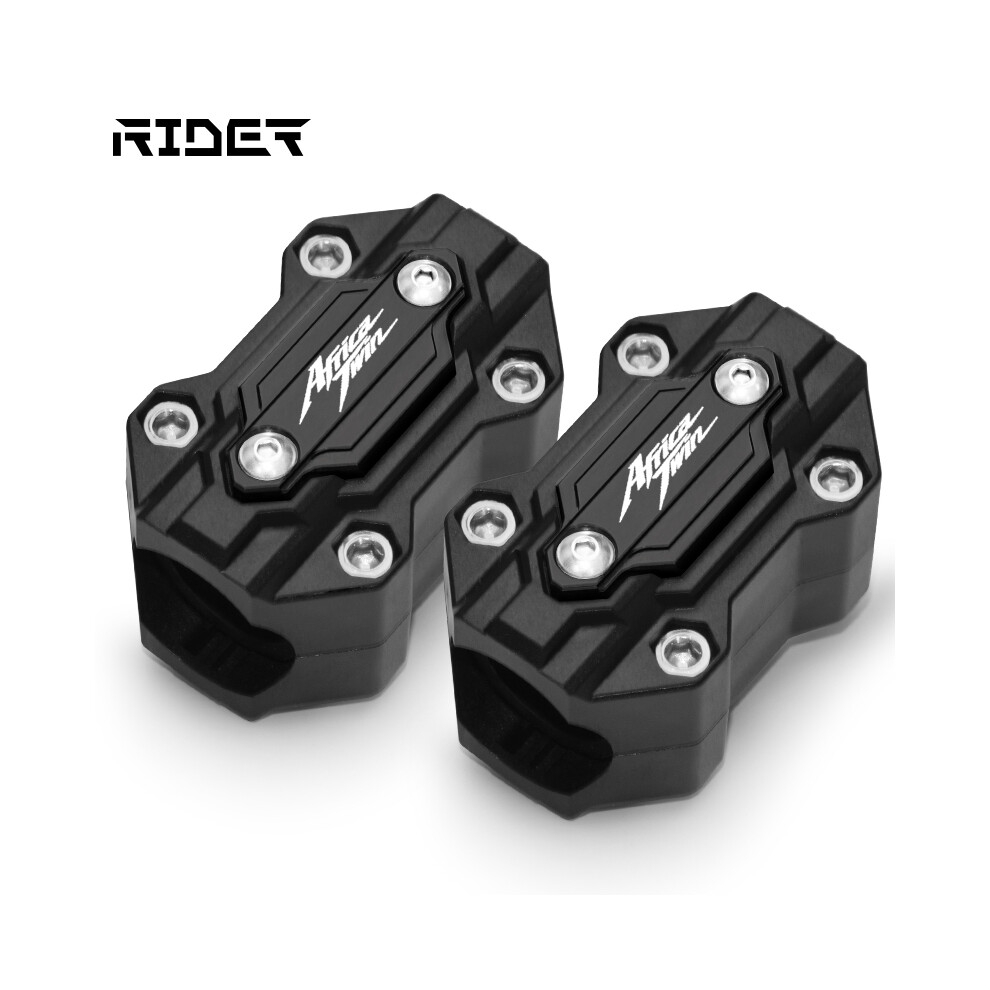 (Two ) For Honda Africa Twin 1100 Crf1100 / L Crf 1000 / L Xrv 750 Rd07 Motorcycle Black 9123213455281
