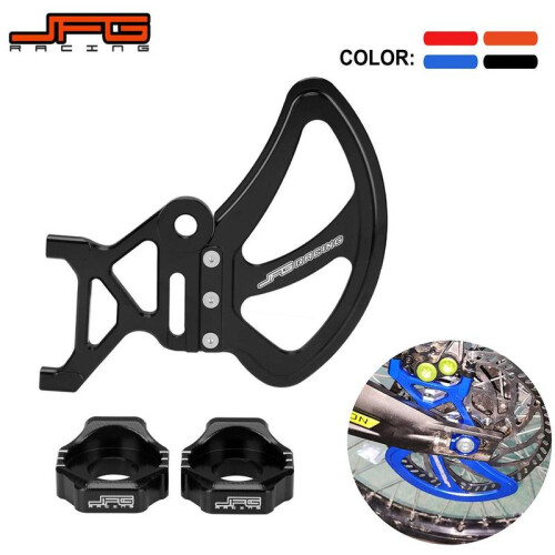 (Blue) Rear Brake Disc Guard Cover Chain Adjuster Axle Block For Surron Light 1