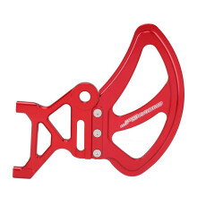 (Disc Guard Red) Rear Brake Disc Guard Cover Chain Adjuster Axle Block For Surron Light
