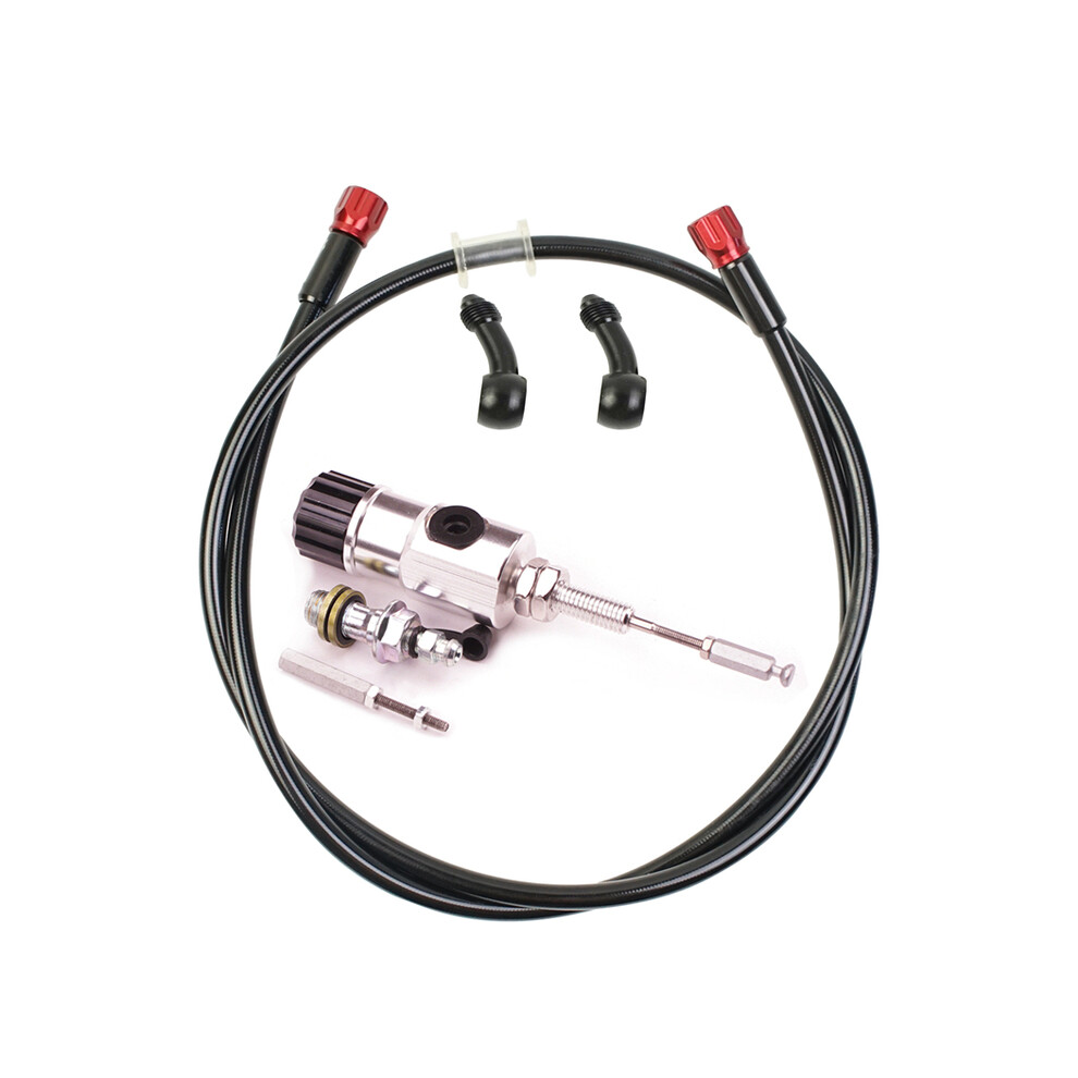(With Hose ) 7/8" 22Mm Motorcycle Cnc Hydraulic Clutch Kit Lever Master Cylinder 125 Silver 9123213454161