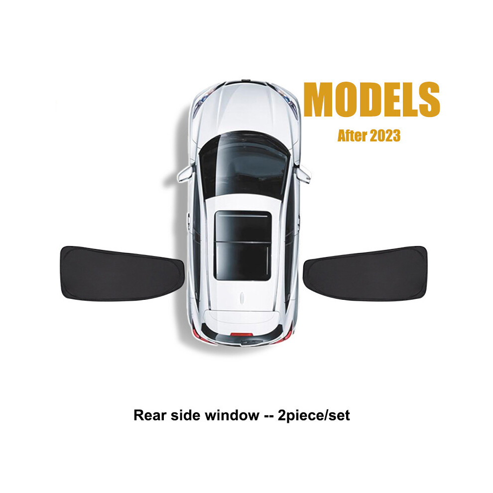 (Ms Rear Side New) Privacy Sunshade For Tesla Model 3 Y S X 2023 Car Side Vehicle Window 8058963211768