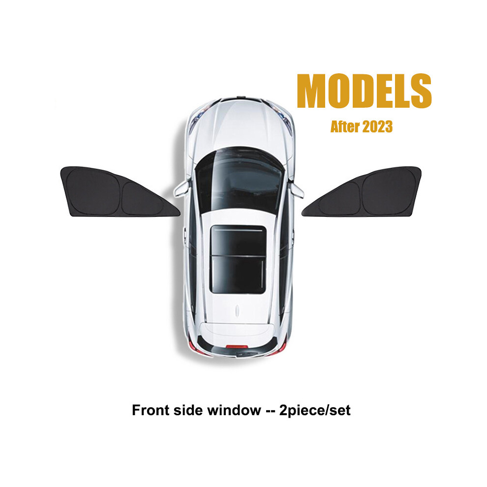 (Ms Front Side New) Privacy Sunshade For Tesla Model 3 Y S X 2023 Car Side Vehicle Window 8058963211911