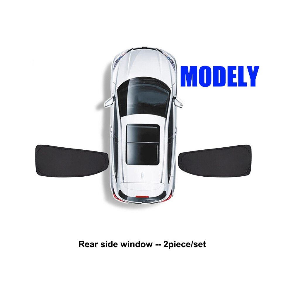 (My Rear Side Vehicle Window Parts Window) Privacy Sunshade For Tesla Model 3 Y S X 2023 Car Side Vehicle Window 8058963211904