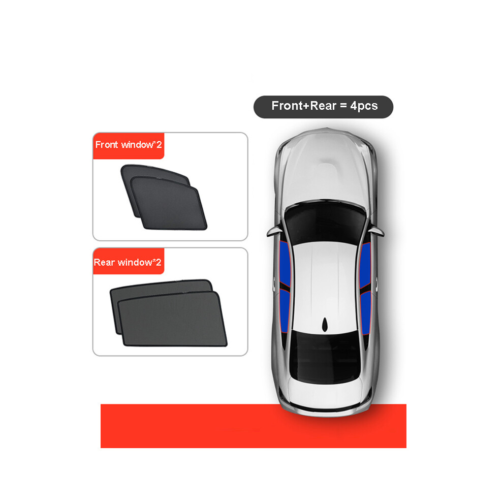 (Four Vehicle Window Parts Window 4Pcs) For Mazda 3 Axela Hatchback 2014 2015 2016 2017 2018 Car Sunshade Visor 8058963216497