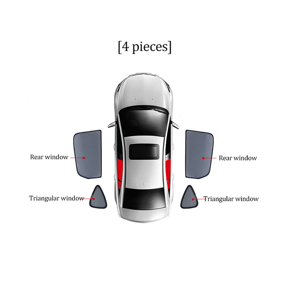 Photos - Blinds MAXPOWER For Nissan X-TRAIL T31 2007- XTRAIL Front Windshield Car Sunshade 2014(xTRAIL T31 2007-2014, 4PCS Rear Train)