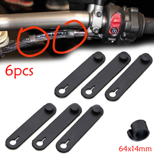 6pcs Motorcycle Rubber Frame Securing Cable Wiring Harness For Bmw R1250gs 1