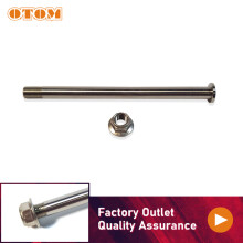 OTOM Motorcycle Steel Rear Axle With Nut For SURRON Light Bee X Universal