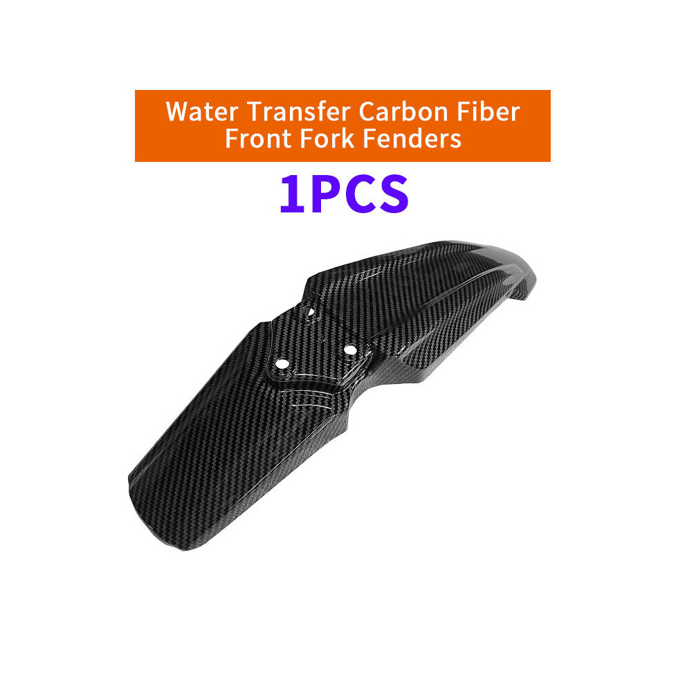 For Sur-Ron Bee X Water Transfer Carbon Fiber Front Fork Fender Light 9123213549805