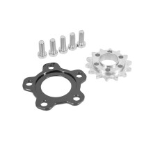 For Surron Tire Widening Kit Sprocket Traverse 4mm Wider Tires Installed